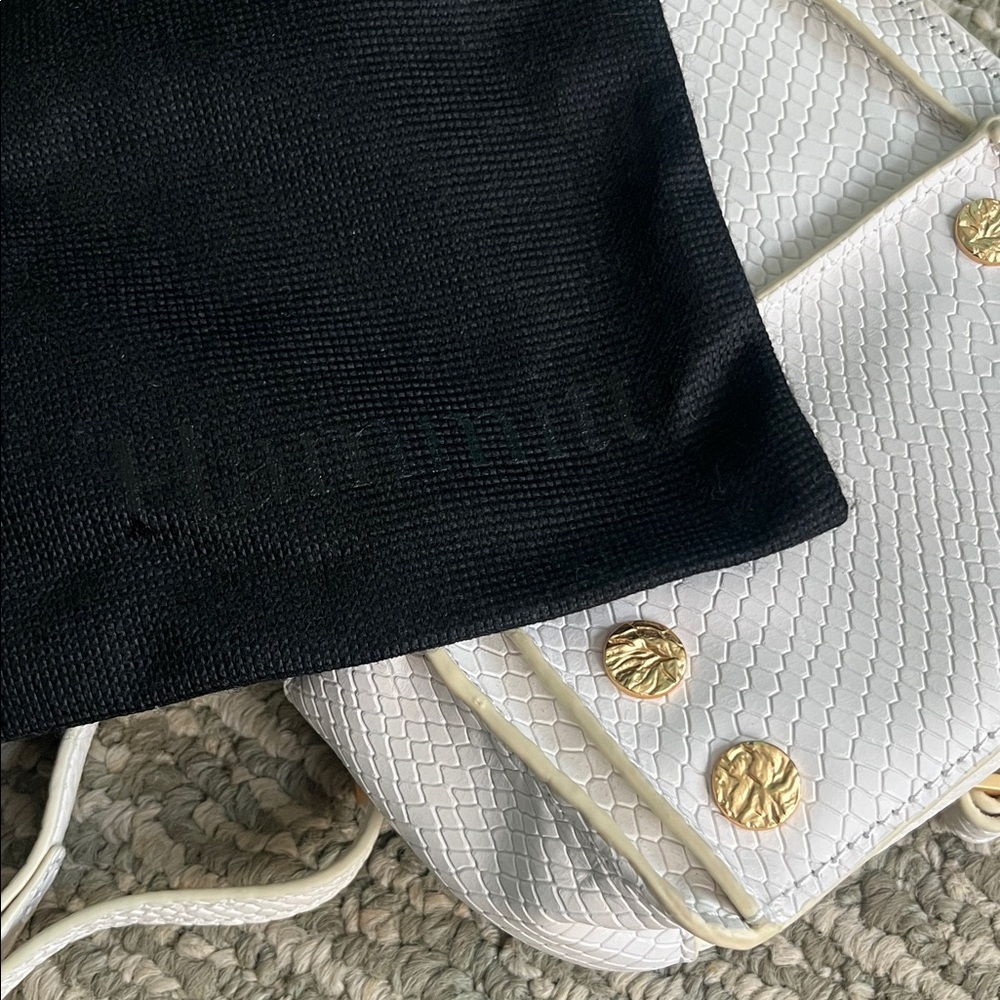 Hammitt Mini Hunter Backpack in Marshmallow with Gold Rivits - Picture 12 of 12